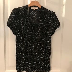 Loft polka dot blouse